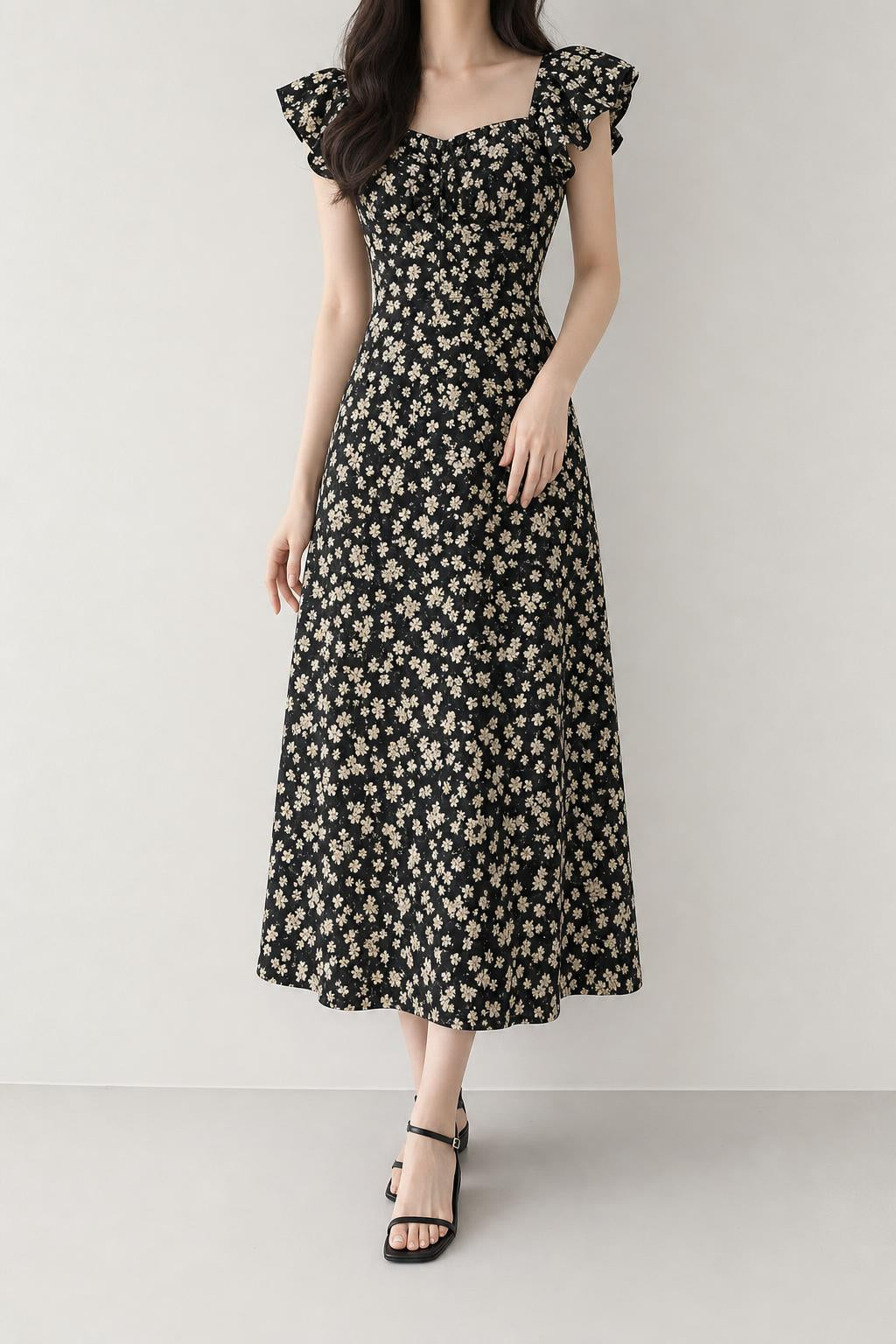 Mimii black floral dress A